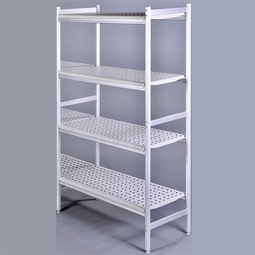 Polymer Shelf Unit - 4 Tier - 1038 x 373 x 1700mm