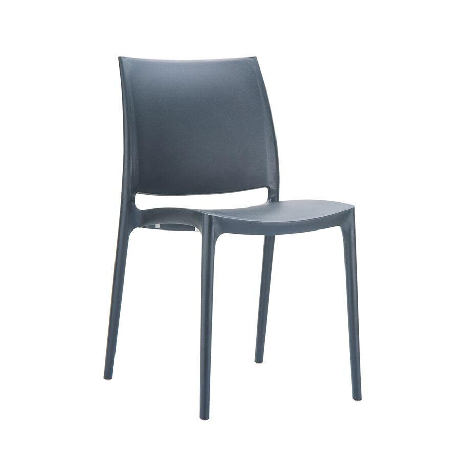 ZAP MAYA Side Chair - Dark Grey - set of 4