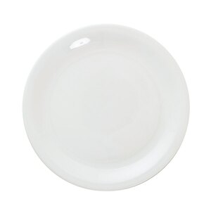 Great White Porcelain Round Narrow Rim Plate 28cm
