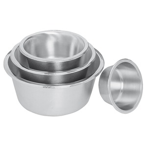 Mixing Bowl Flat Bottomed Stainless Steel 8ltr 30cm
