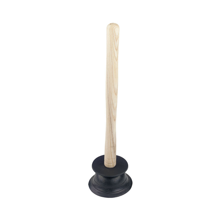 Hillbrush Sink Plunger Large With Wooden Handle 361x150mm