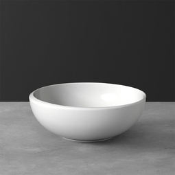 Villeroy & Boch NewMoon Vitrified Porcelain White Round Salad Bowl 2.1 Litre