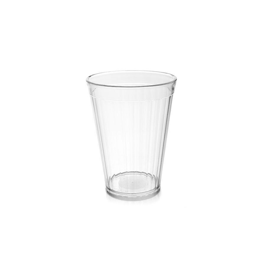 Harfield Polycarbonate Clear Fluted Tumbler 7oz