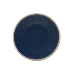Utopia Ink Porcelain Dark Blue Round Plate 17.5cm