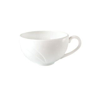 Steelite Alvo Vitrified Porcelain White Low Cup 22.75cl