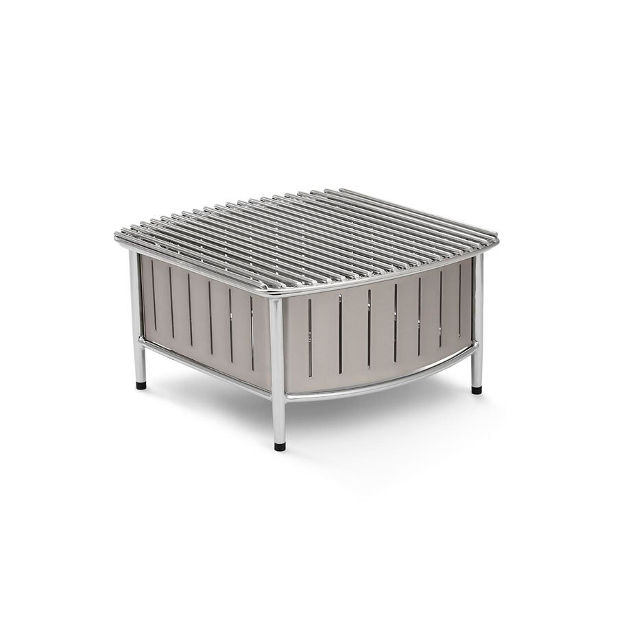 Small buffet station with wire grill - Natural