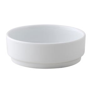 Astera Brasserie Vitrified Porcelain White Round Butter Block 6cl