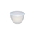 KitchenCraft White Polypropylene Round Pudding Basin With Lid 12cm 500ml