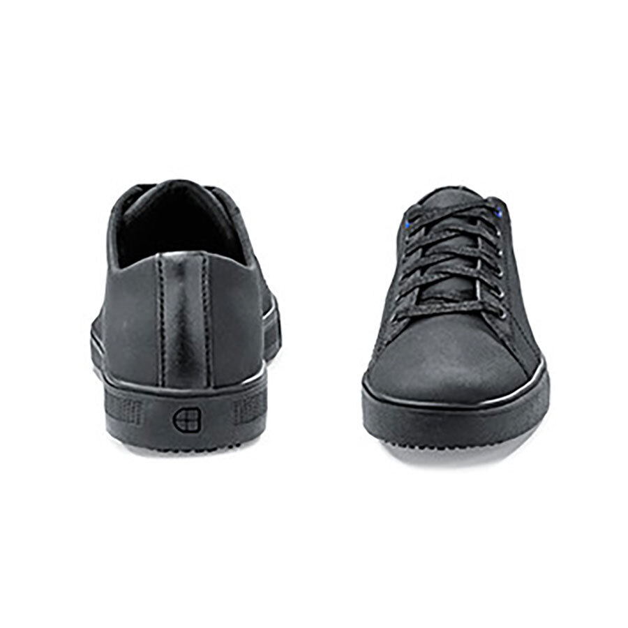 Shoes For Crews Old School Black Leather Unisex Low Rider Anti Slip Trainer