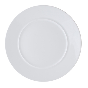 Astera Style Vitrified Porcelain White Round Plates 25cm