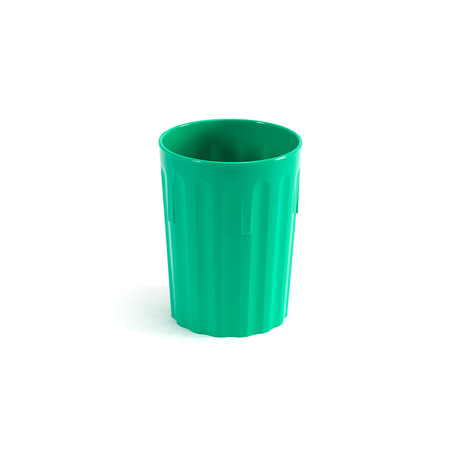 Harfield Polycarbonate Green Fluted Tumbler 8oz