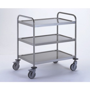 Clearing Trolley with Two Handles - 3 Tray - 1000 x 600mm