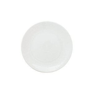 Great White Porcelain Round Coupe Plate 18cm