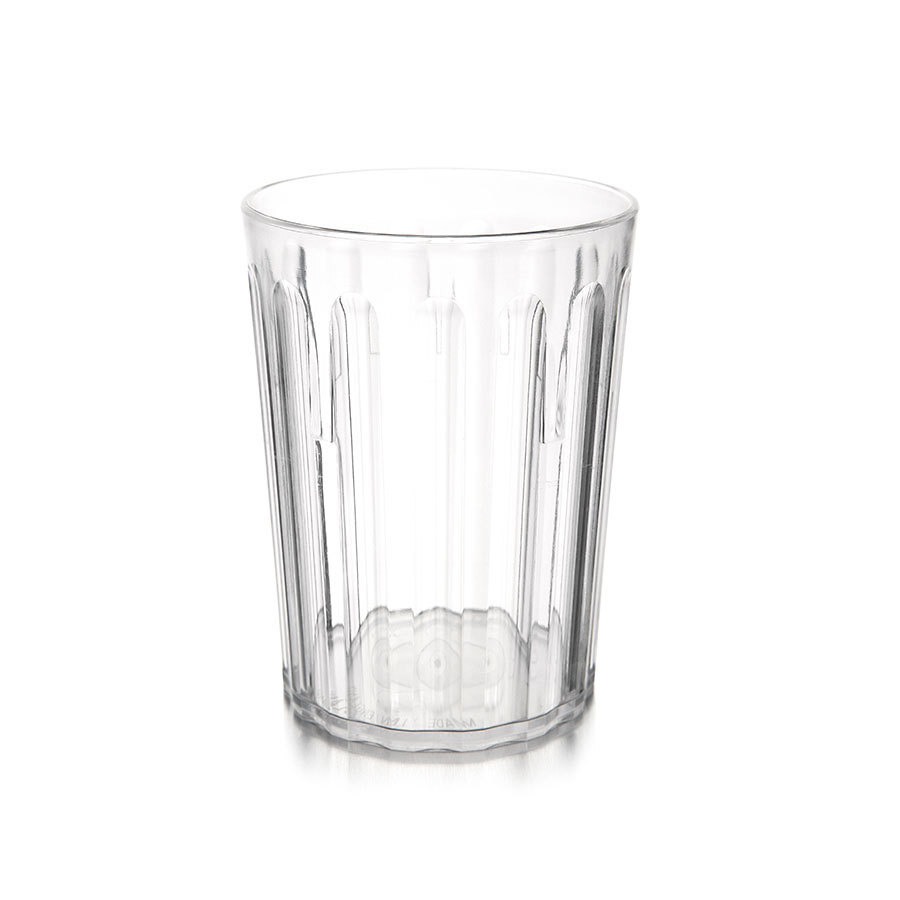 Harfield Polycarbonate Clear Fluted Tumbler 9oz