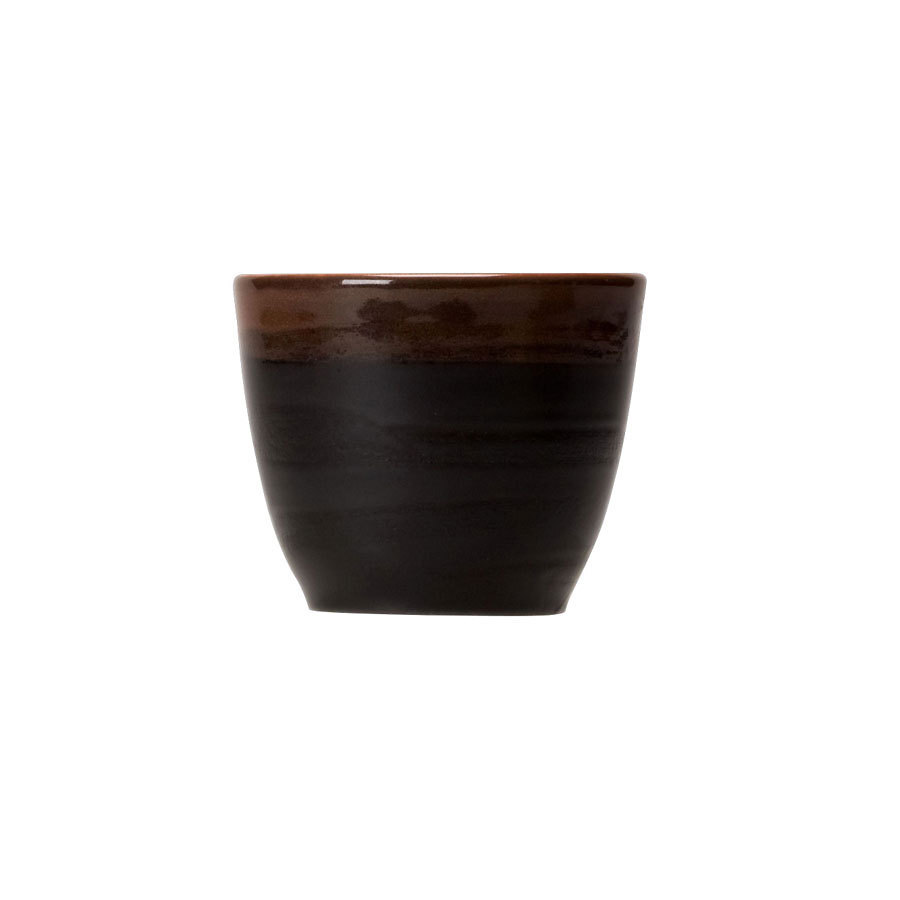 Steelite Koto Vitrified Porcelain Black Tall Unhandled Cup 3oz 8.5cl
