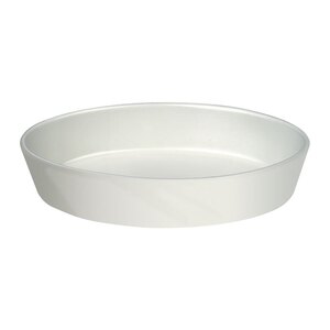 Steelite Simplicity Cookware Vitrified Porcelain White Oval Sole Dish 14x21.5cm