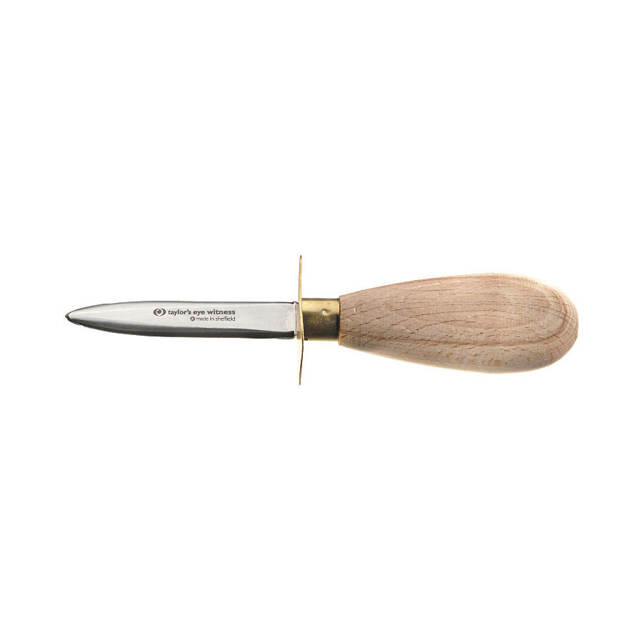 Taylor's Eye Witness 3 Inch Oyster Knife With Beech Wood Handle