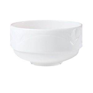 Steelite Bianco Vitrified Porcelain White Round Unhandled Soup Cup 28.5cl