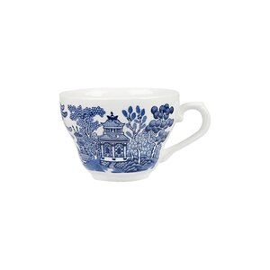 Churchill Vintage Prints Vitrified Porcelain Blue Willow Georgian Teacup 19.8cl 7oz