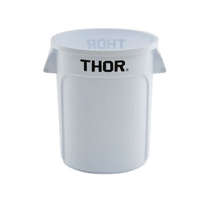 Trust Thor Round All Purpose Bin White LLDPE 166ltr 68.6x61.0x80.0 cm