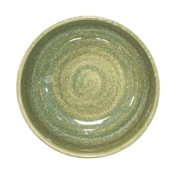 Artisan Heligan Vitrified Stoneware Green Round Bowl 15cm