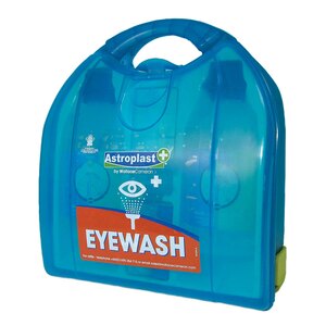 Double Eye Wash Station In Blue Aura3 Box - Complete