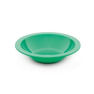 Harfield Polycarbonate Emerald Green Round Narrow Rim Bowl 17.3cm 400ml 14oz