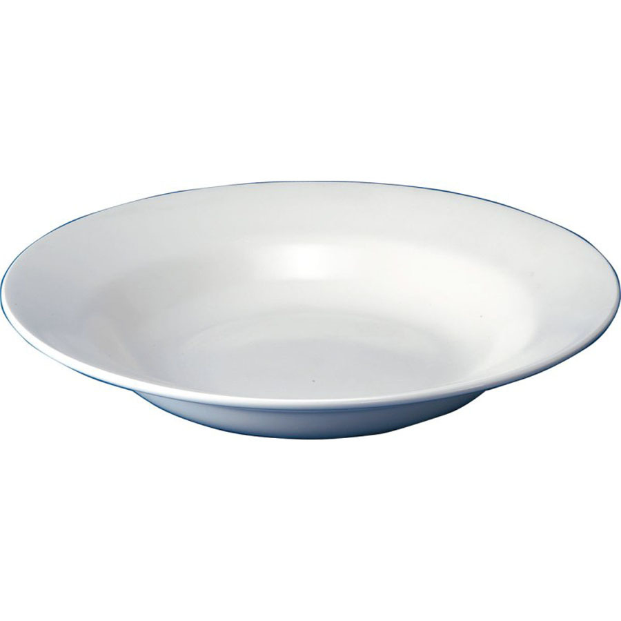 Churchill Classic Vitrified Porcelain White Round Rimmed Soup Bowl 23cm 32.5cl 11.4oz
