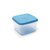 Addis Seal Tight Foodsaver Square Clear Container With Blue Lid 5 Litre