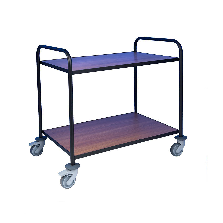 Trolley with Laminate Shelves - 2 Tier