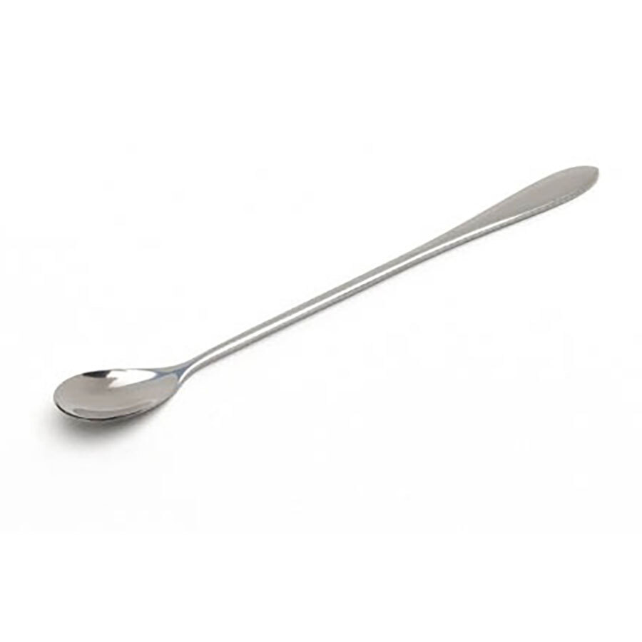 Genware 18/0 Stainless Steel Polished Latte Spoon 7 Inch