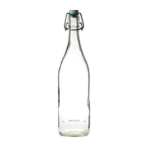 Water Bottle 1ltr Green Top