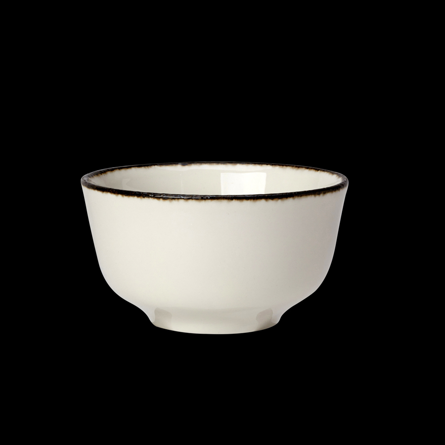 Steelite Charcoal Dapple Vitrifird Porcelain Round Sugar Bouillon 20cl 7oz