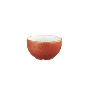 Churchill Stonecast Vitrified Porcelain Spiced Orange Open Sugar Bowl 22.7cl 8oz