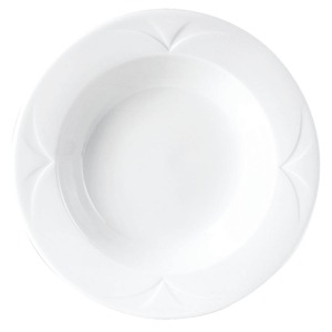 Steelite Bianco Vitrified Porcelain White Round Soup Plate 22.25cm