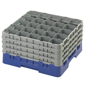 Camrack Glass Rack 25 Compartments Navy Blue