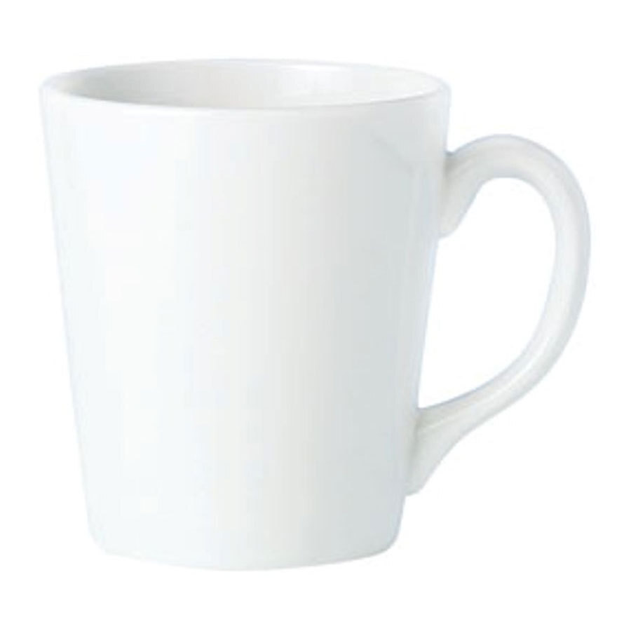 Steelite Simplicity Vitrified Porcelain White Coffee House Mug 26.5cl