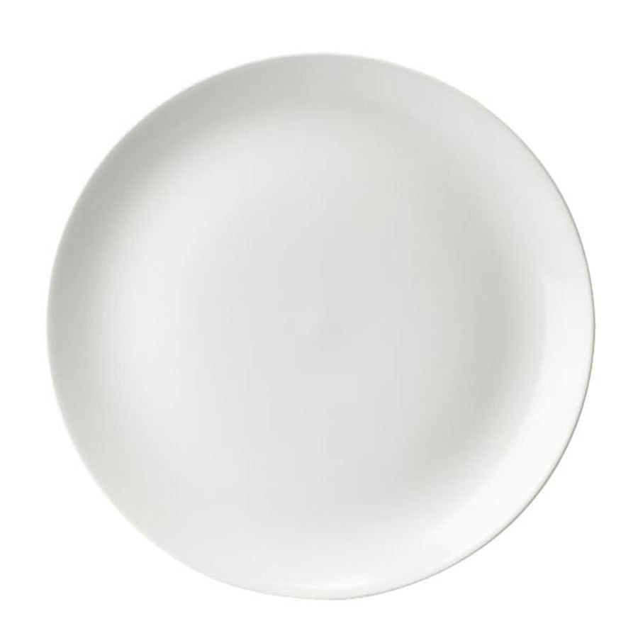 Churchill Evolve Vitrified Porcelain White Round Large Coupe Plate 28.8cm