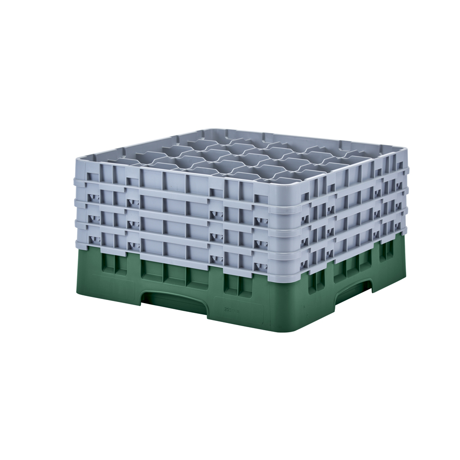 Cambro Camrack Glass Rack 25 Compartments Green
