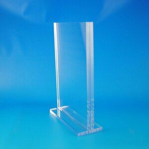 A4 Menu Holder Clear Acrylic With Base