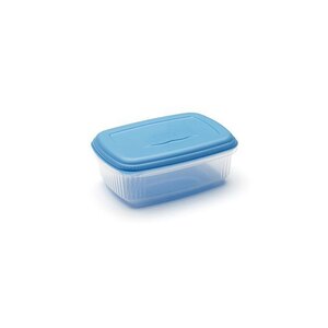 Addis Seal Tight Foodsaver Rectangular Clear Container With Blue Lid 2 Litre