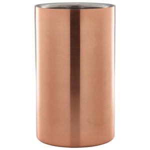 Copper Wine Cooler 12cm Dia X 20cm High