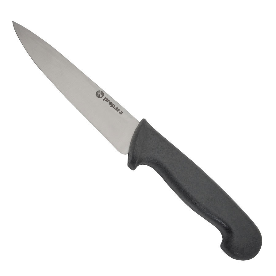 Prepara Cook Knife 6.25in Stainless Steel Blade Black Handle