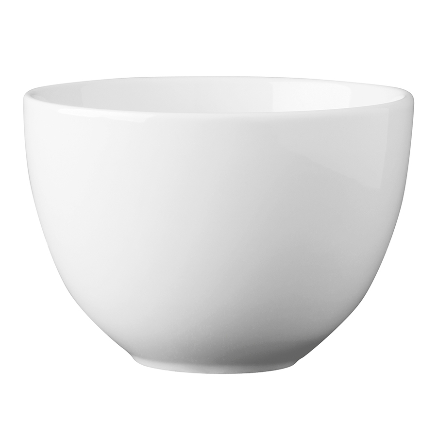 Superwhite Porcelain Round Chip Pot 11cm 17.55oz