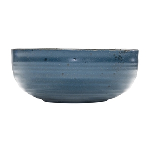 Artisan Tempest Vitrified Stoneware Blue Round Bowl 12cm