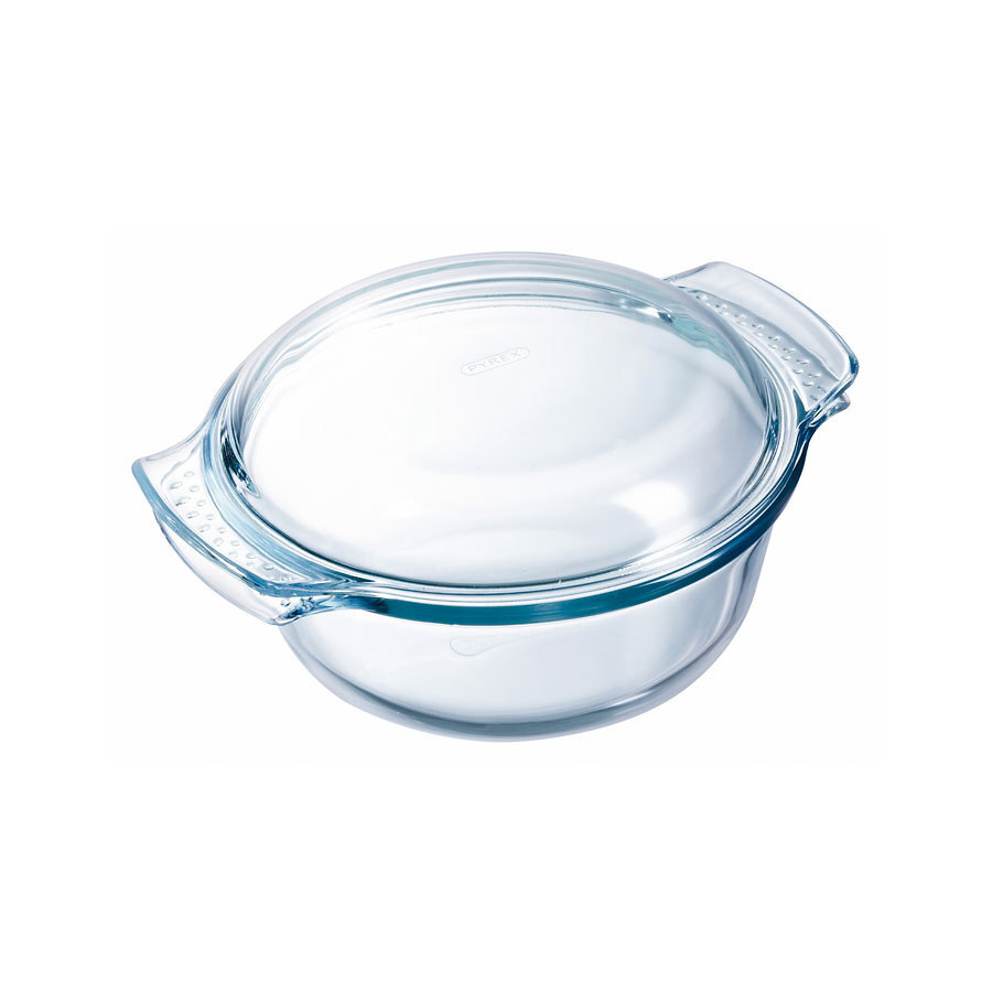 Casserole Clear Glass Round 3.5ltr