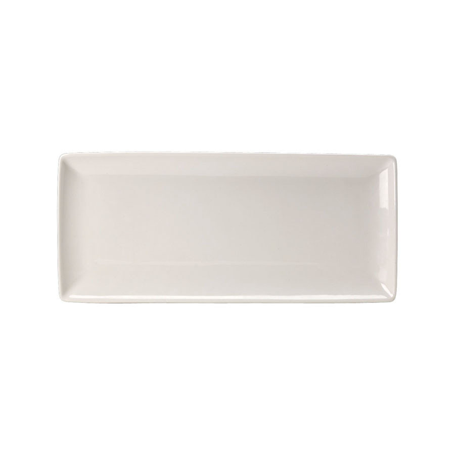 Steelite Taste Vitrified Porcelain White Rectangular Plate 19x33cm