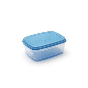 Addis Seal Tight Foodsaver Rectangular Clear Container With Blue Lid 3 Litre