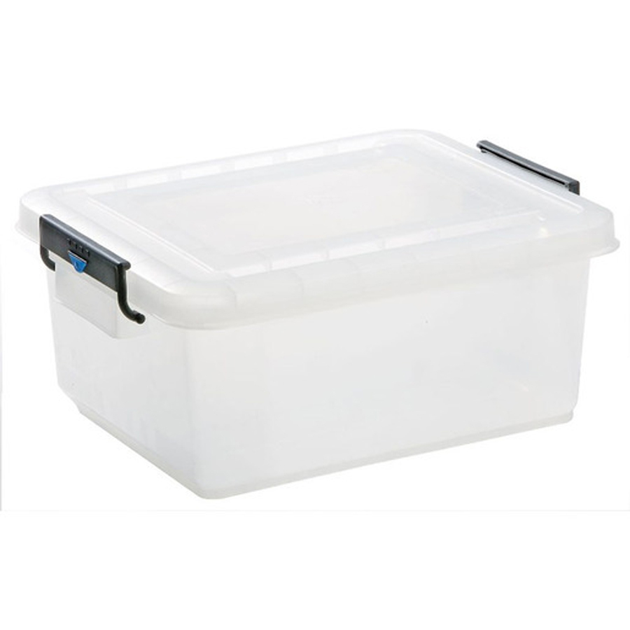 Araven Stackable Food Storage Box Polypropylene 40ltr With Lid, ColorClips and Label BPA Free