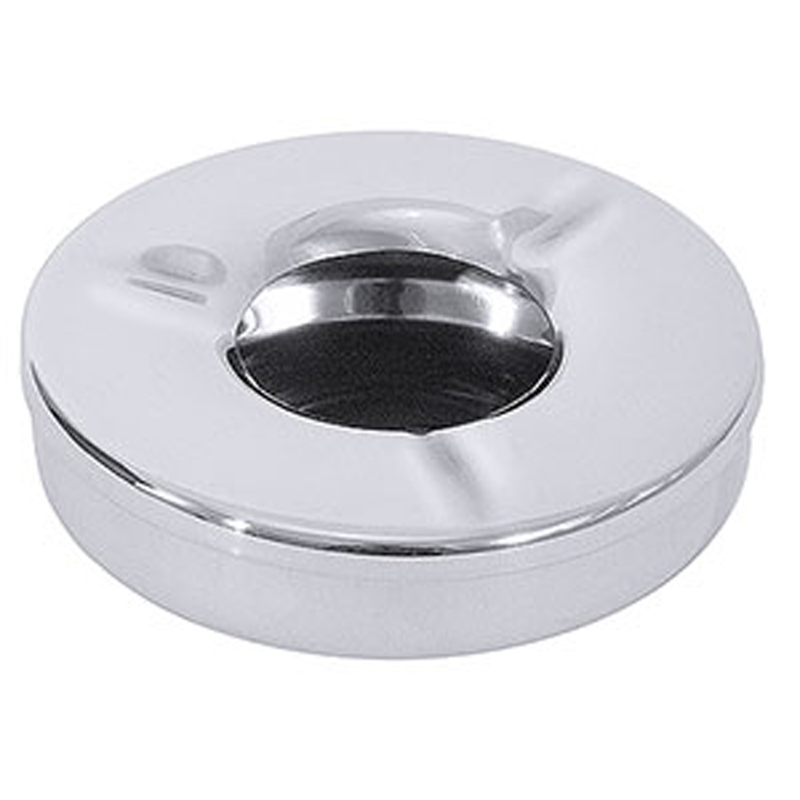 Contacto Ashtray 18/10 Mirror Polished Stainless Steel 11x3.5cm